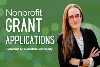 apply for corporate or foundation grants for your nonprofit