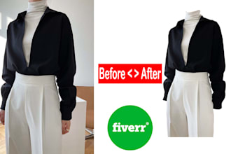 do invisible ghost mannequin and neck joint for your apparel images
