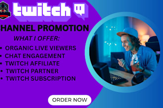 twitch live viewers twitch channel promotion twitch affiliate twitch channel