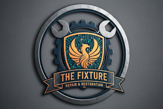 design attractive and imagination repair shop logo design