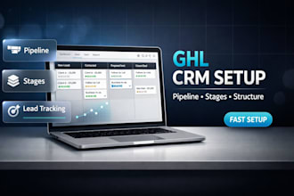 set up your gohighlevel CRM pipeline, stages, and lead management