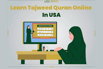 teach quran nazra with tajweed online for kids and adults