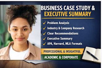write a business case study and executive summary