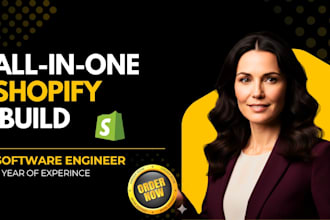 create shopify store, build shopify website design, shopify dropshipping