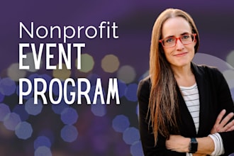 design your nonprofit or charity event program