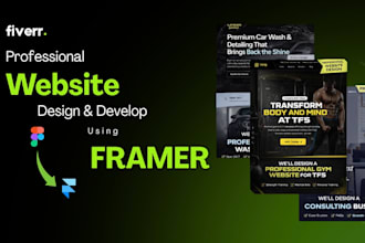 design framer website, redesign framer template, or convert figma to framer