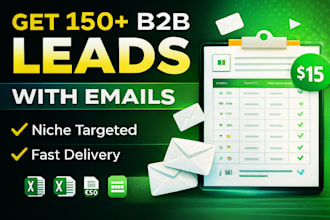 targeted b2b lead generation and email list building