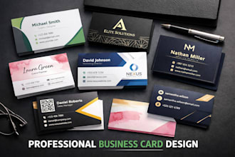 professional and modern business card