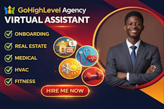 be gohighlevel agency virtual assistant onboarding va ghl website medical