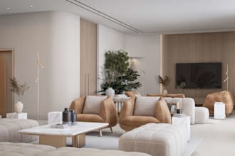 create realistic interior design and renderings