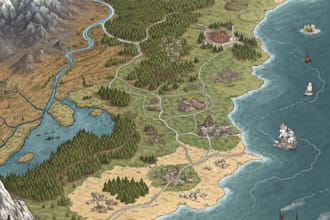 do fantasy map design
