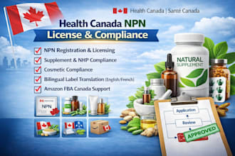 secure health canada npn license for supplements and natural health products