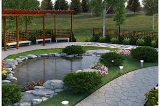 design and render your landscape design