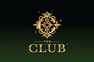 design a luxury and modern real estate logo