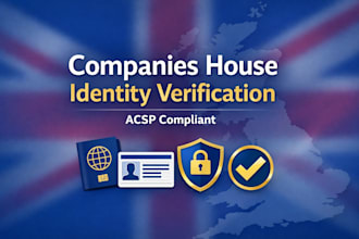 do identity verification for UK companies house through acsp