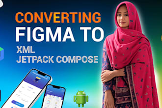 develop jetpack compose app, figma to jetpack compose app, figma to xml