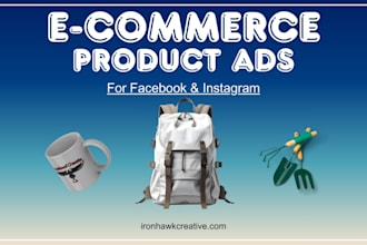 design ecommerce product ads for facebook and instagram