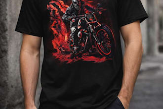 create a t shirts design for you store online