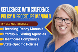 write compliant policy and procedure manual for newyork hhsc ohio group homecare
