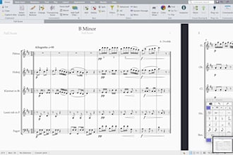 transcribe handwritten or PDF sheet music into sibelius