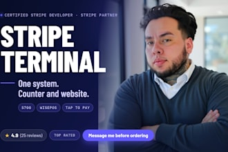 integrate stripe terminal for your pos and in person retail payments