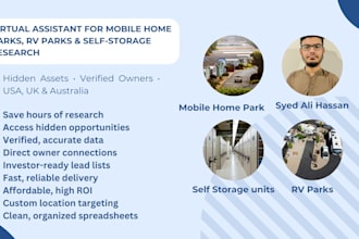pull commercial lists properties mobile home  rv parks self storage laundromats