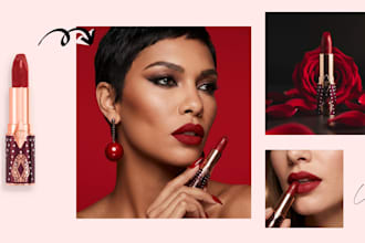 create luxury skincare and cosmetic ai product photos