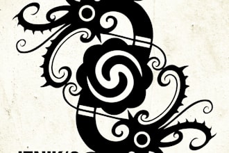 make tattoo design from dayak borneo