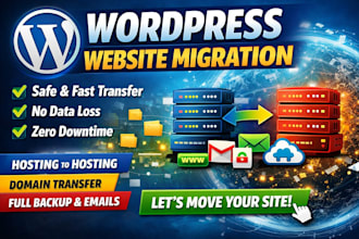 do professional wordpress migration or website migration