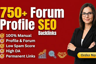 creat super strong forum profile backlinks