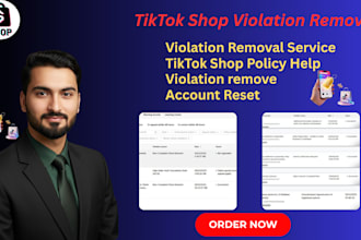 remove tiktok shop violations and restore suspended account