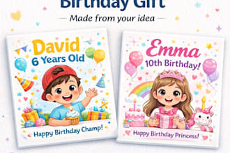 design a unique and memorable personalized birthday gift