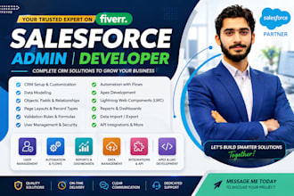 be your salesforce developer and admin