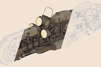 create 3d props and assets for you