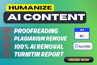 turn ai generated text into human content