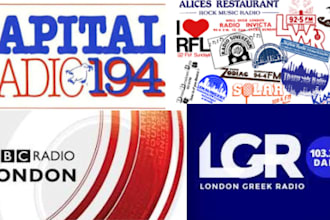 do exclusive airplay and song promotion on london radio