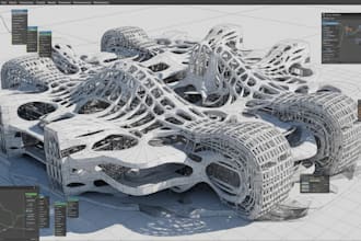 design parametric architecture with rhino grasshopper, dynamo , houdini