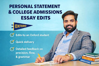 improve your personal statement or college admissions essay