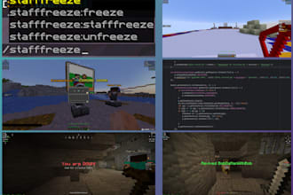 develop a custom minecraft spigot or paper plugin in java