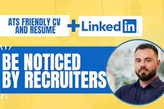 write an ats friendly resume and CV with keyword optimization