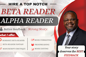 beta read and edit your literary mystery sci fi book