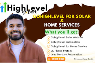 build gohighlevel solar website ghl sales funnel gohighlevel solar automation