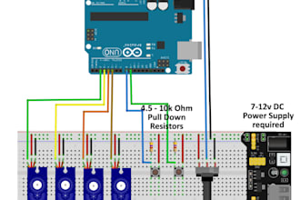 sensor integration, pcb design motor control and automation systems with arduino