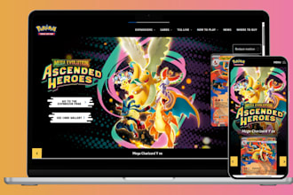 design trading card website pokemon website trading card store pokemon store