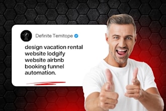 design vacation rental website lodgify website airbnb booking funnel automation