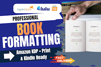 format, design cookbook recipe book formatting, paperback and ebook formatting