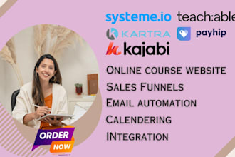 build kartra membership site, gohighlevel funnel, skool, thinkific, podia