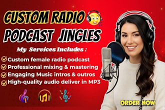 create radio podcast jingle song writer intro outro youtube music songwriter