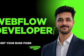 do a webflow bug fix and responsive cleanup