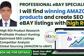 find amazon winning products with high ROI for ebay